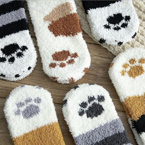 Cute-Cat-Claw-Plush-Warm-Socks-Animal-Color-123546-4
